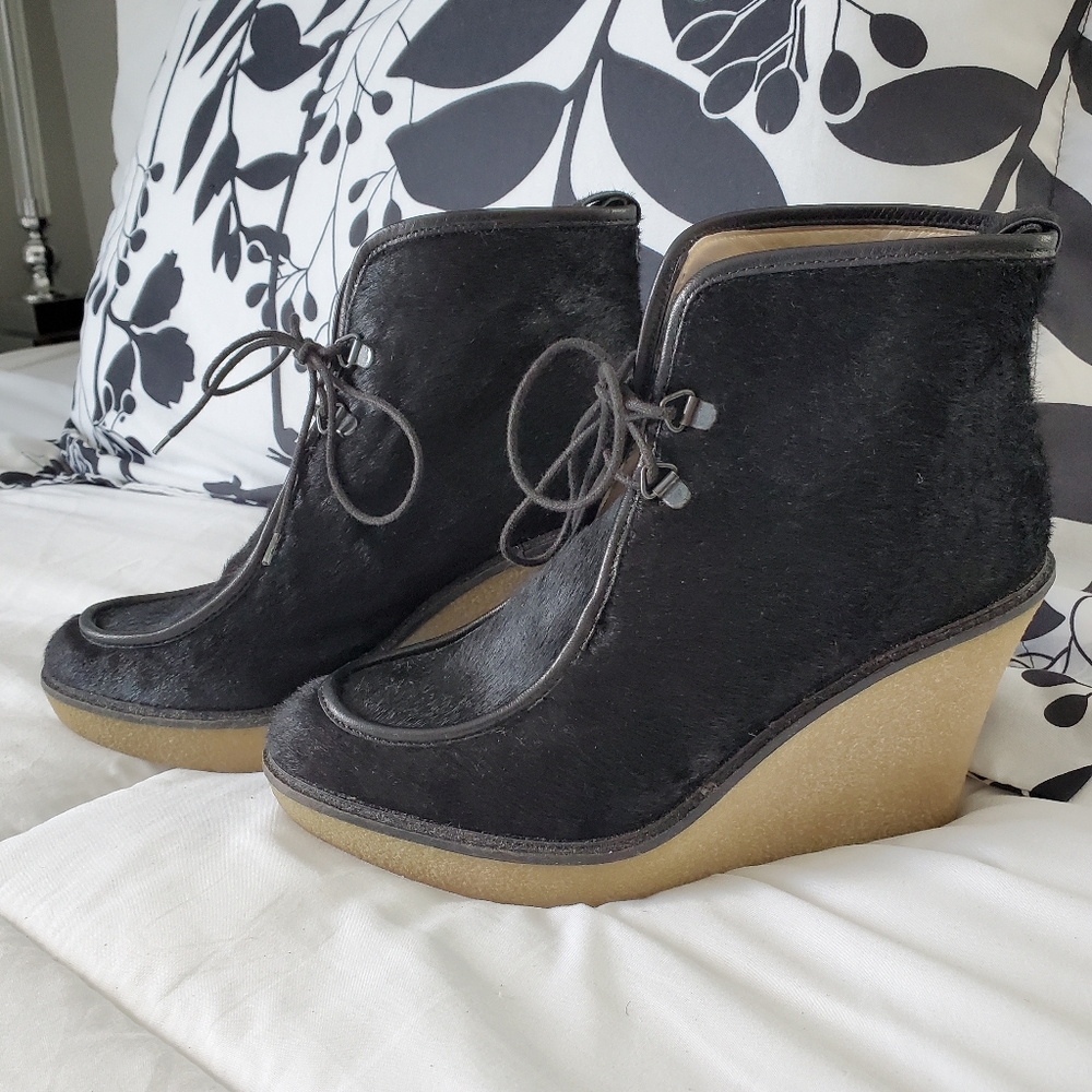 3.1 Phillip Lim Calf Hair Ankle Boots
